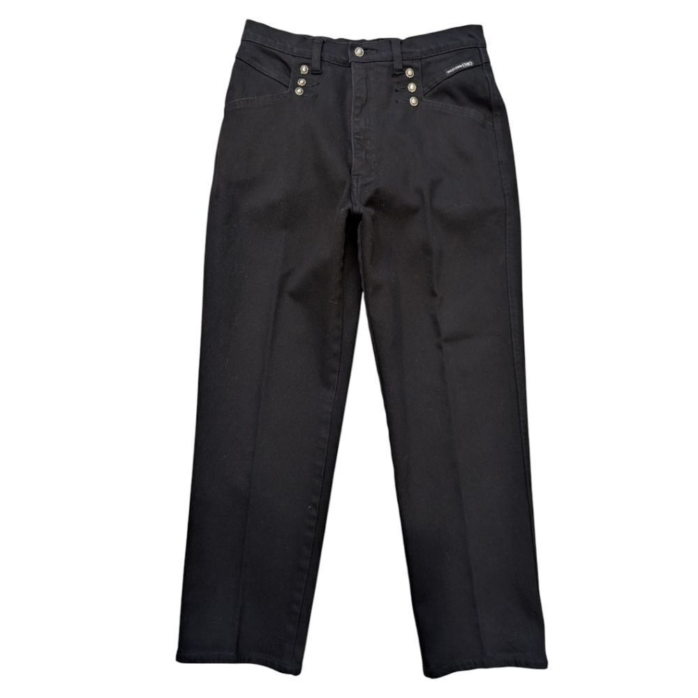VTG Western Ethics Black High Rise Studded Pants – Size 6 – Western/Cowgirl